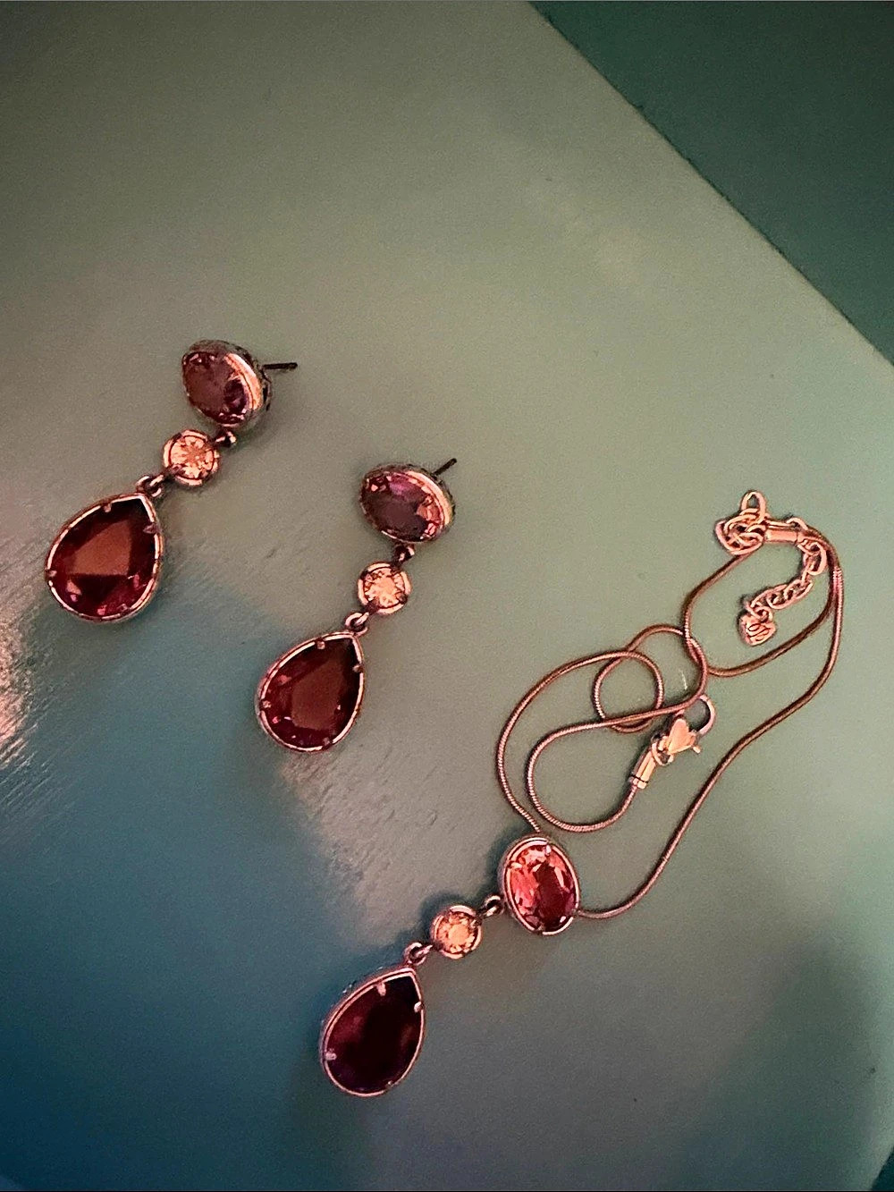 Brighton SilverTone Crystal Jewelry Set